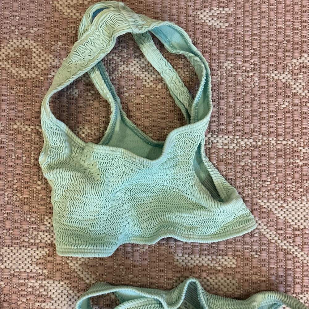 Mint Ribbed Bikini Set - Picture 8 of 8